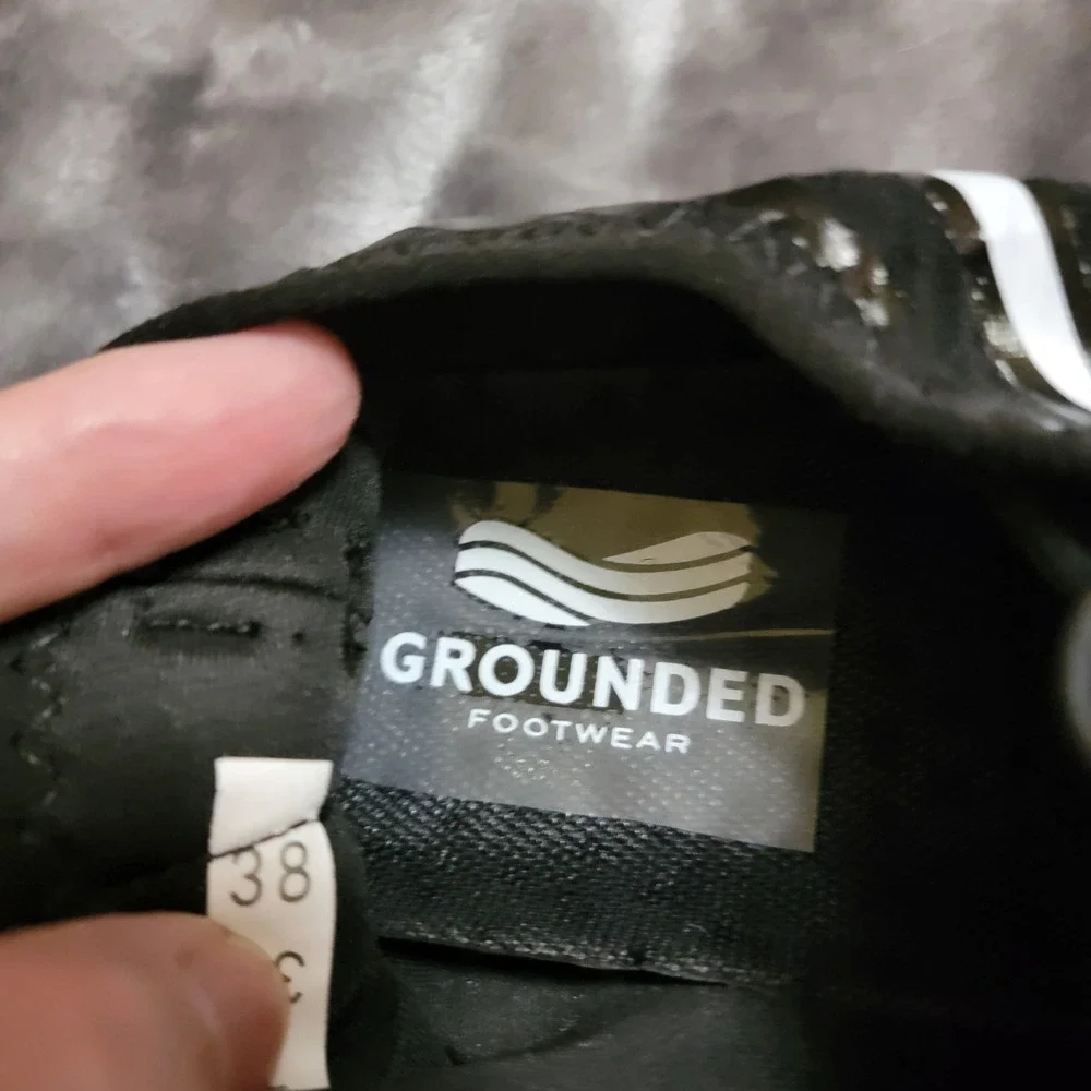 Grounded Footwear Water Shoes Womens 38 Black Excellent Barefoot Quick Dry
